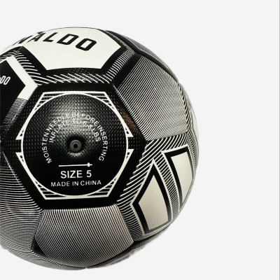 5th fans collect gifts Christmas Boxing Day black and white cool football with pump air needle net bag.soccer 3