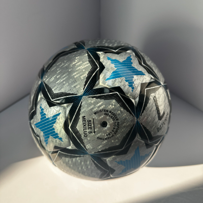 A competition training collection Christmas Boxing Day gift prize football PU mirror material fitting technology explosion-proof wear-resistant (net bag+air needle+pump) 5th soccer 5