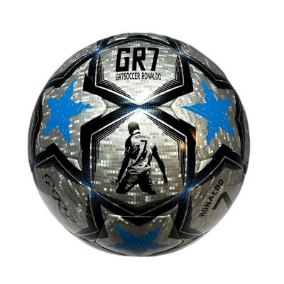 A competition training collection Christmas Boxing Day gift prize football PU mirror material fitting technology explosion-proof wear-resistant (net bag+air needle+pump) 5th soccer 7