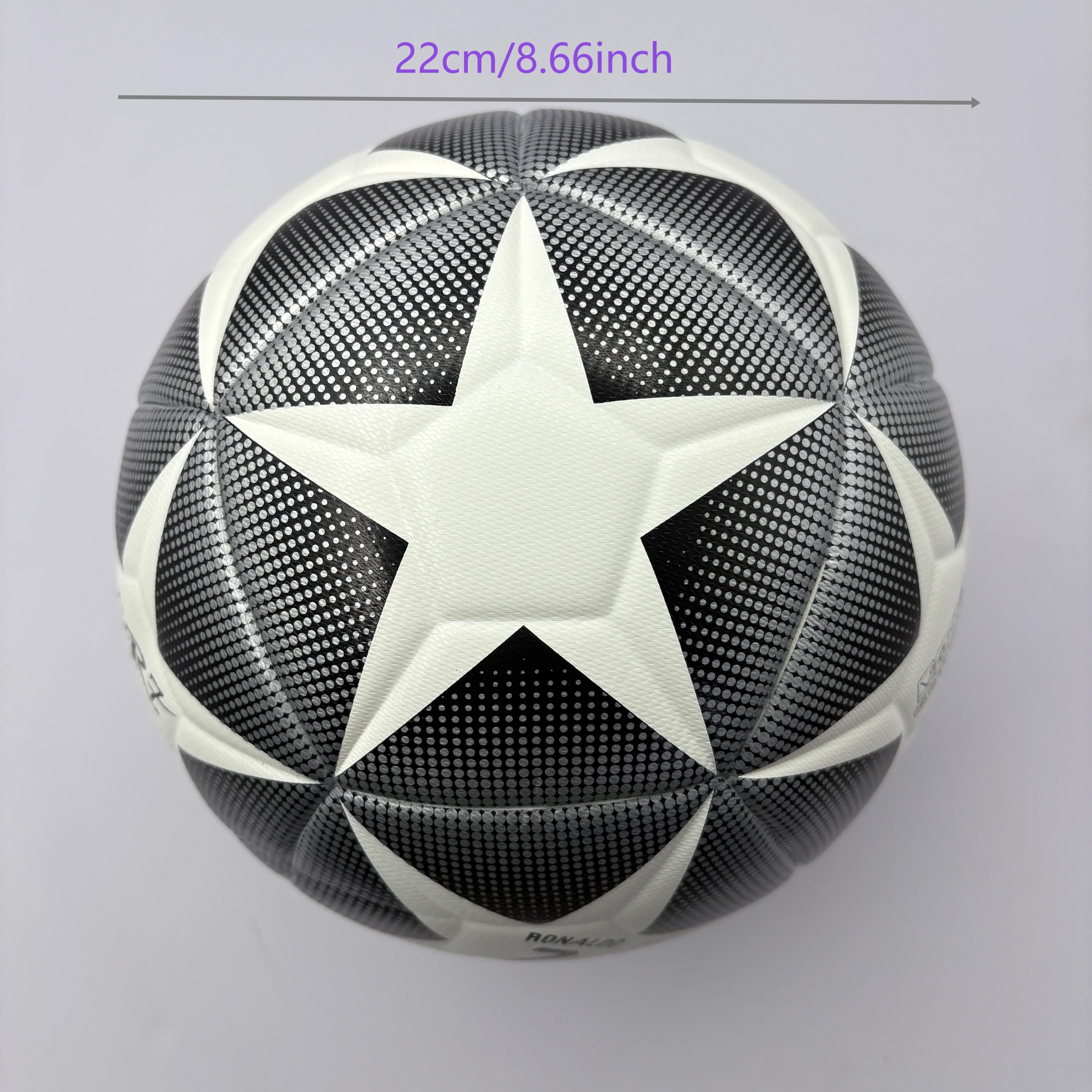 5th STARfootball match training gift hot-blooded youth PU fitting material wear-resistant explosion-proof Christmas Boxing Day (including air needle net bag pump)soccer 3