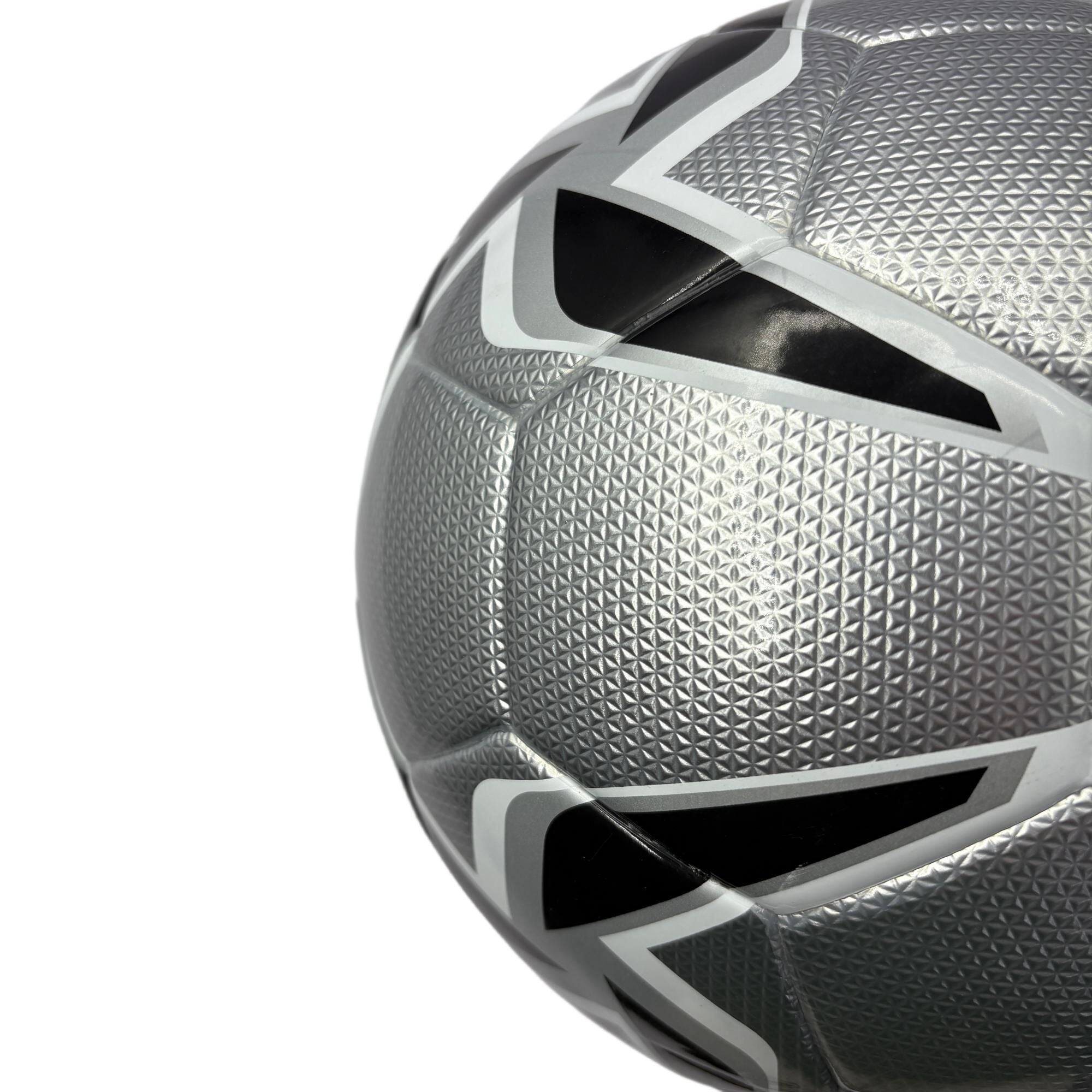 A mirror football with black and white color matching, professional anti-slip 4