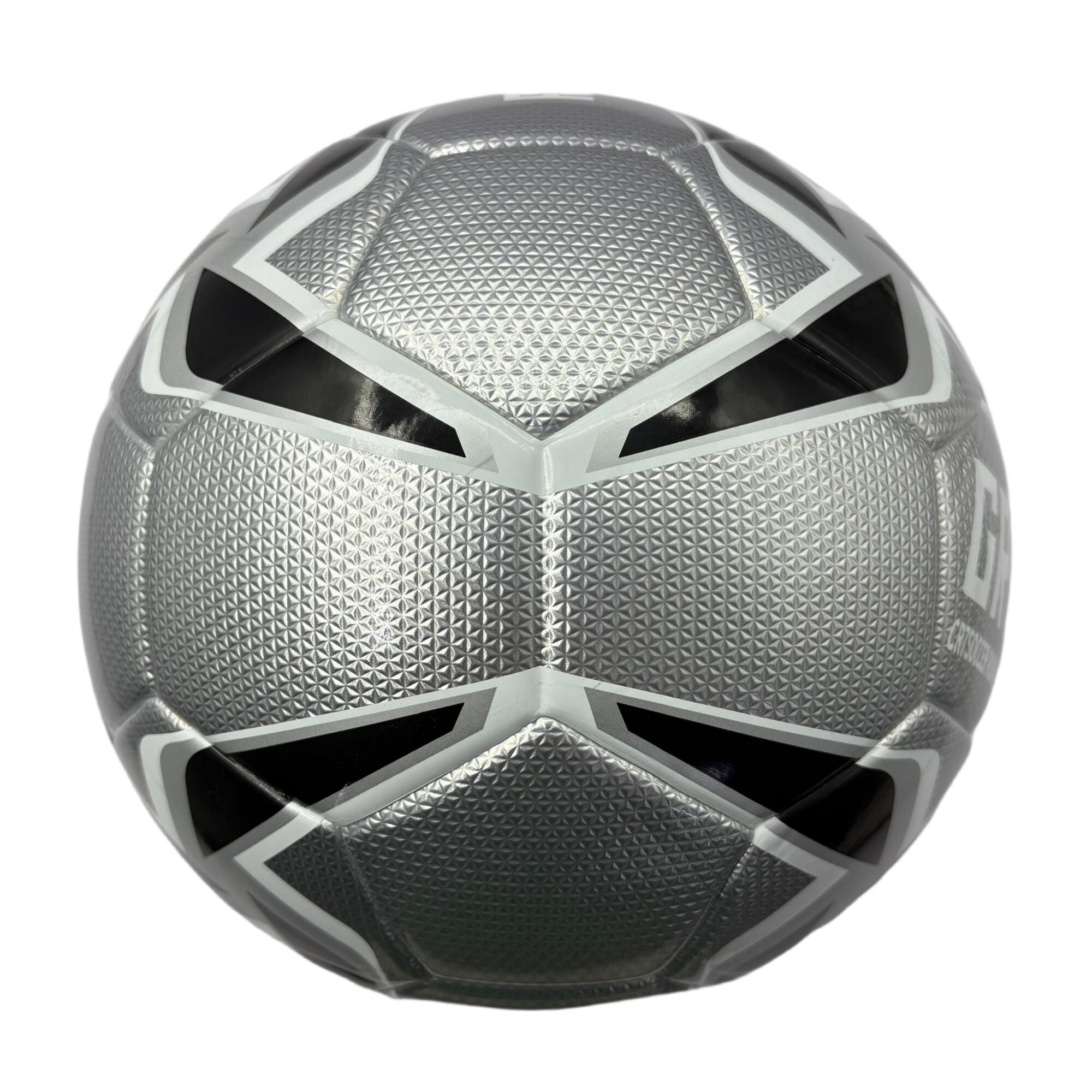 A mirror football with black and white color matching, professional anti-slip 5