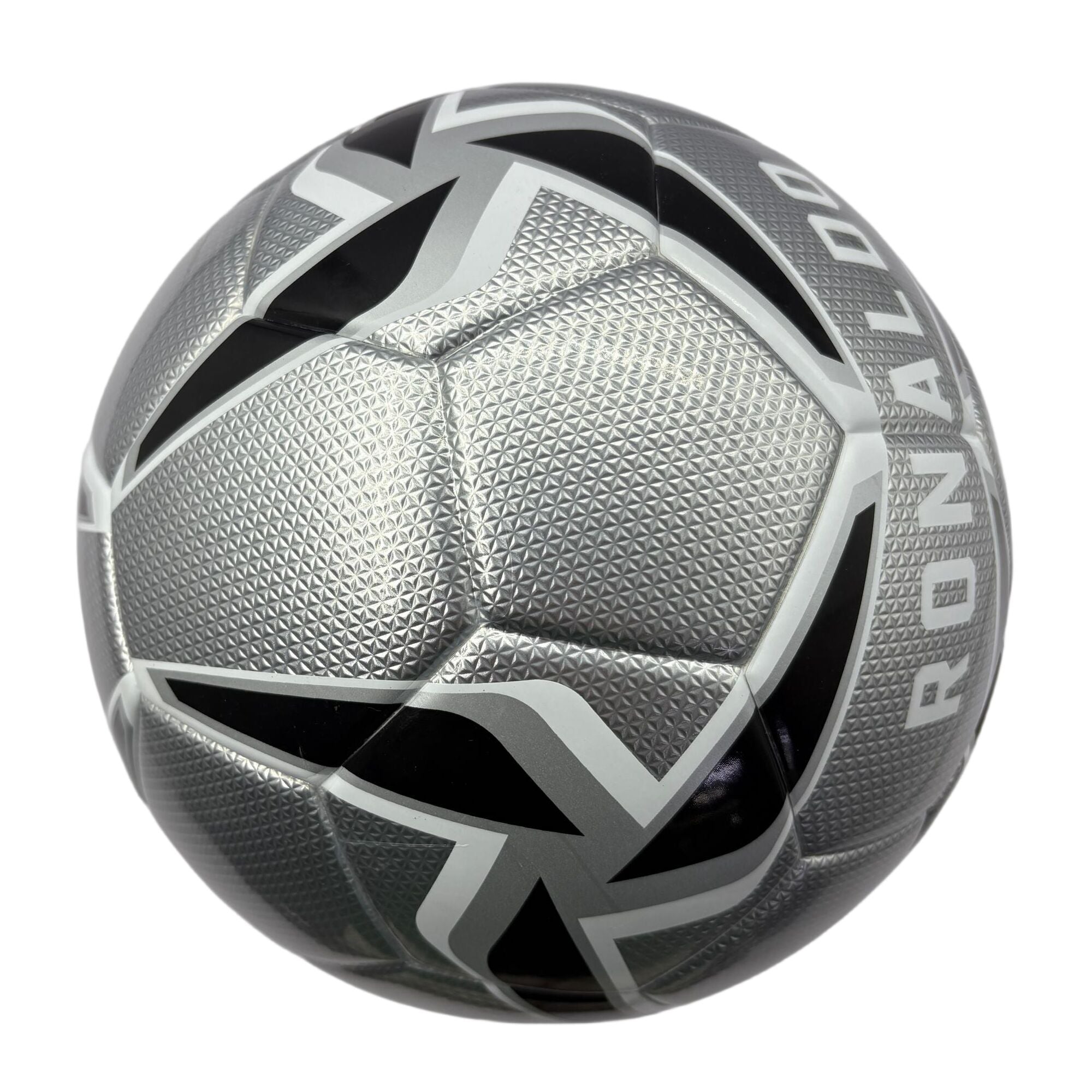 A mirror football with black and white color matching, professional anti-slip 8