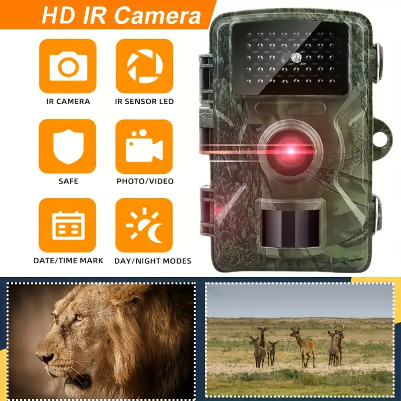 Hiking and hunting camera with night vision function