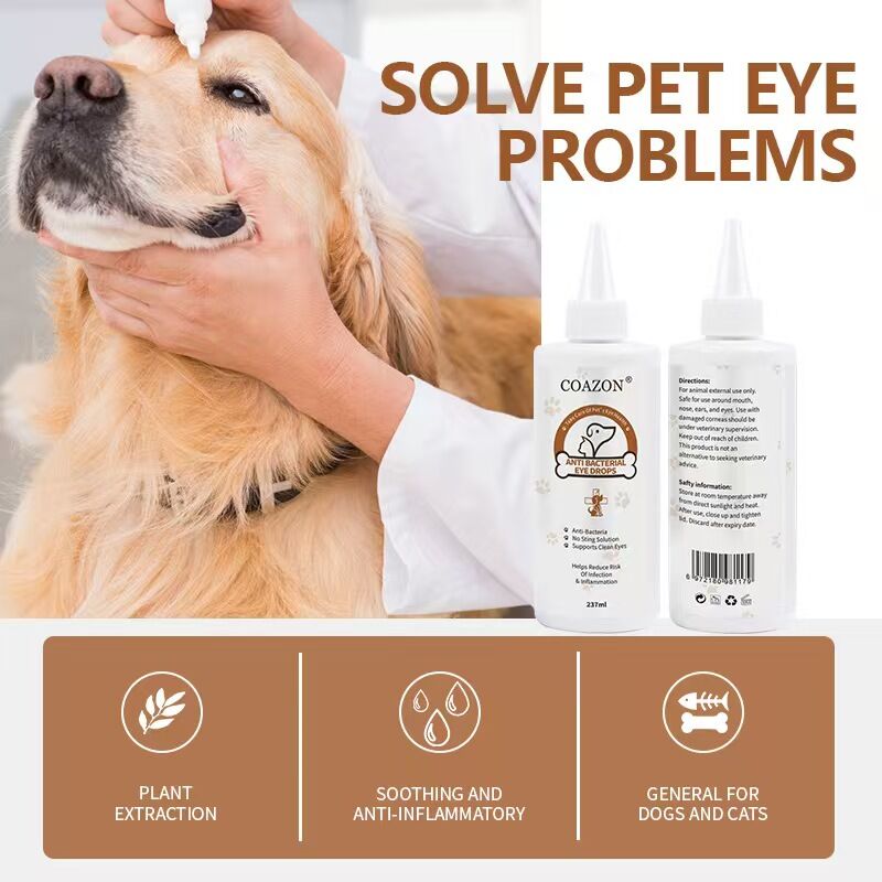 pet products Pet products COAZON, Eye Stain Remover for Dogs and Cats, Dry Eyes, Keratitis ,Conjunctivitis,One's Eyes Become Bloodshot,Redness And Itching, Increased Secretion 3