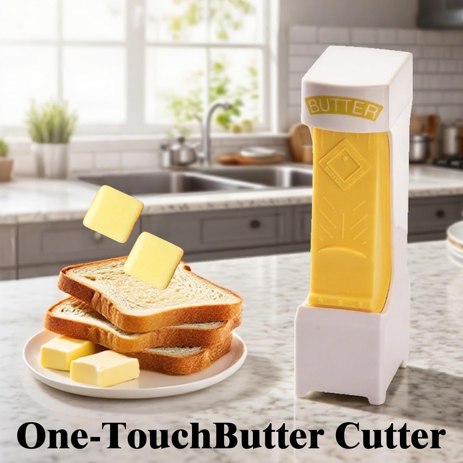 Butter Slicer for Pre-Sliced Butter & Cheese Cutter with Storage Container - Kitchen Tool for Baking, Cooking, Sandwiches, Bread, Cookies (1PC) 4