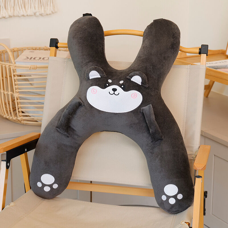 Christmas gift for kids-Kids Travel Pillow, Ergonomic Plush Support for Car Rides, Comfortable Sleep Companion for Children（pink pig） 5