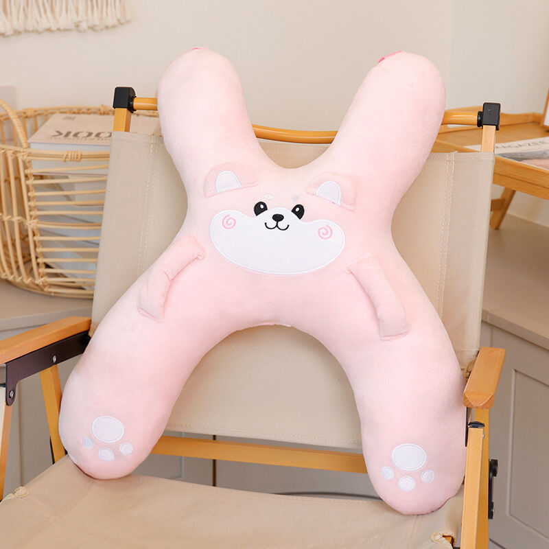 Christmas gift for kids-Kids Travel Pillow, Ergonomic Plush Support for Car Rides, Comfortable Sleep Companion for Children（pink pig） 6