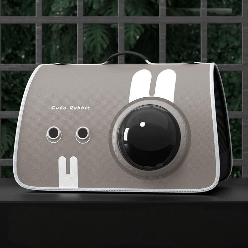 pet products Printed Space Capsule Cat Bag, Large Capacity Crossbody Dog Bag, Universal Pet Bag for All Seasons 8