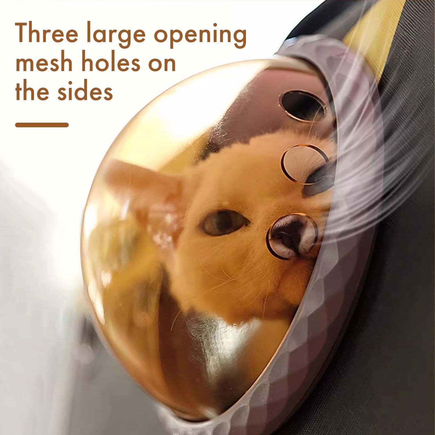 pet products Printed Space Capsule Cat Bag, Large Capacity Crossbody Dog Bag, Universal Pet Bag for All Seasons 4