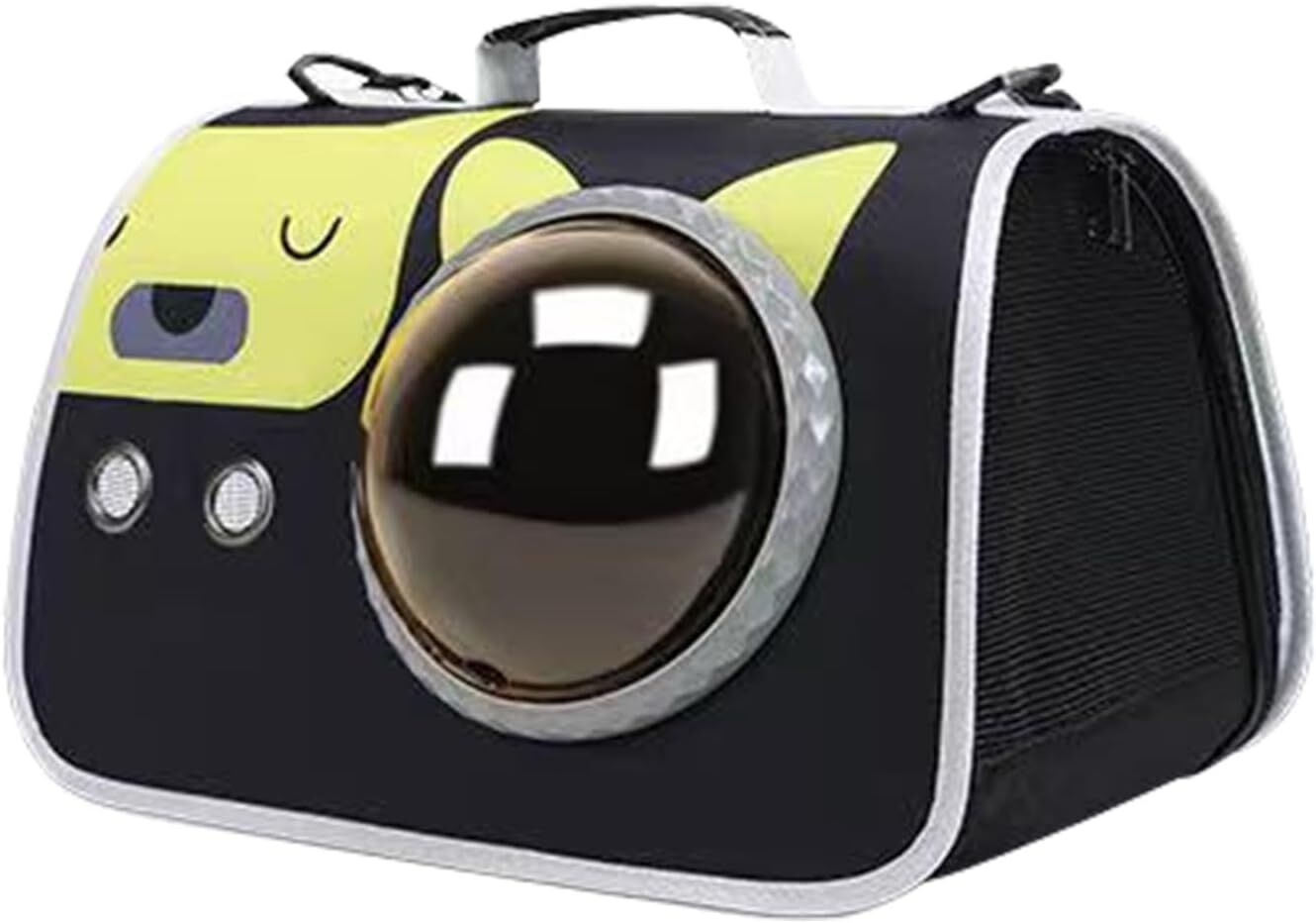 pet products Printed Space Capsule Cat Bag, Large Capacity Crossbody Dog Bag, Universal Pet Bag for All Seasons 3