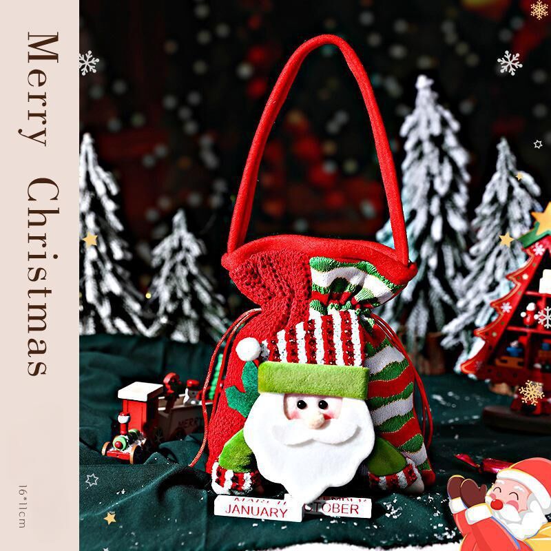 Christmas gift Festive Aussie Christmas Gift Bags: Cute Reindeer, Santa & Snowman Pouches for Xmas Treats & Gifting（moose）  6