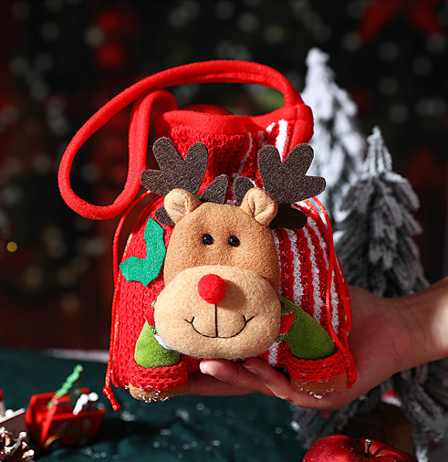 Christmas gift Festive Aussie Christmas Gift Bags: Cute Reindeer, Santa & Snowman Pouches for Xmas Treats & Gifting（Snowman）  4