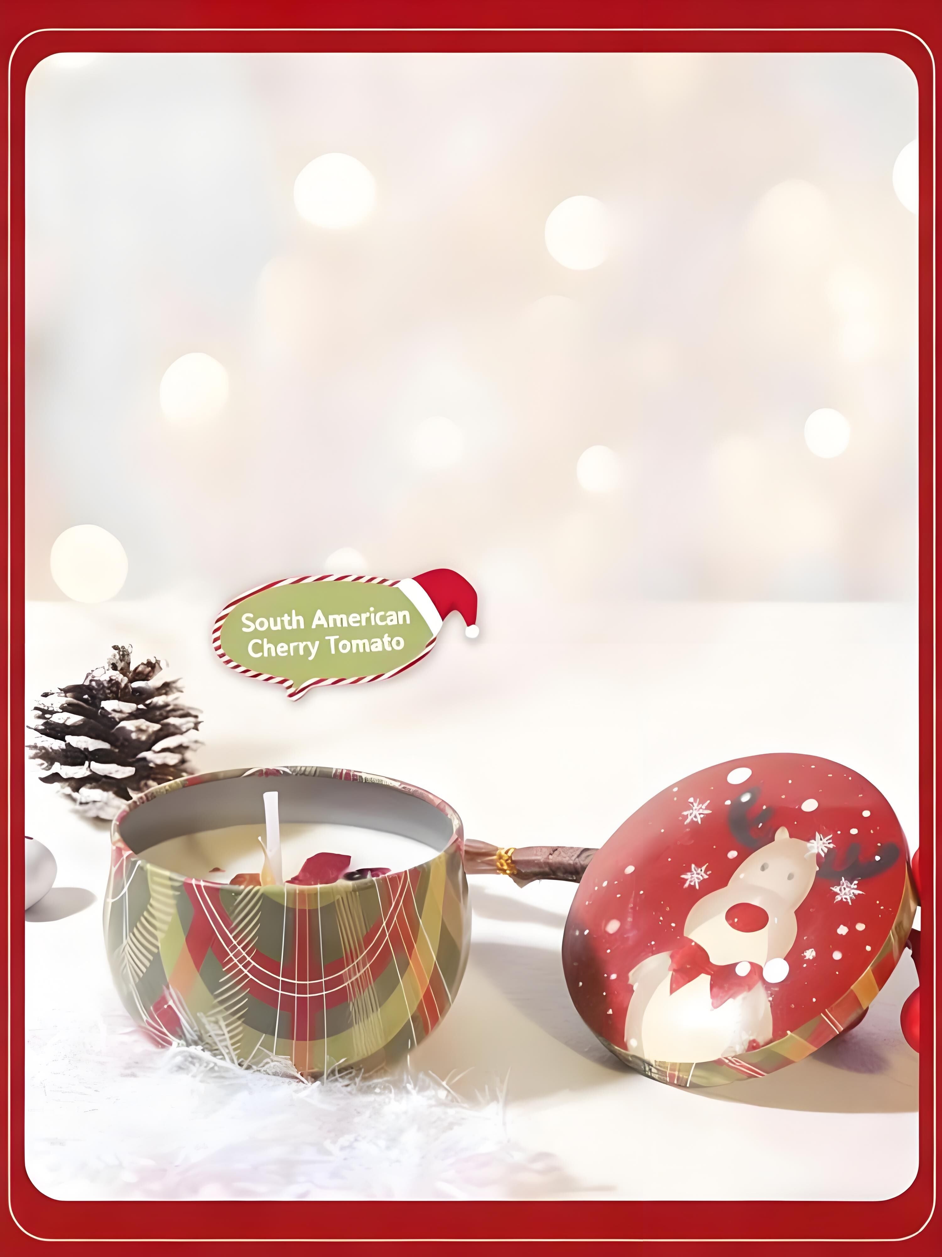 Christmas gift Aussie Christmas Scented Candle Set – 8 Festive Tin Candles with Unique Scents & Cute Designs for Holiday Gifting 6