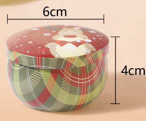 Christmas gift Aussie Christmas Scented Candle Set – 8 Festive Tin Candles with Unique Scents & Cute Designs for Holiday Gifting 11