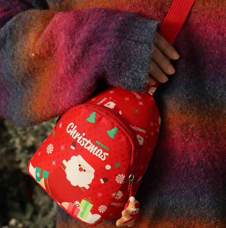Christmas gifts Aussie Christmas Sling Bag Set – Red & Green Santa-Themed, Adjustable & Festive for Gifting & Styling 6