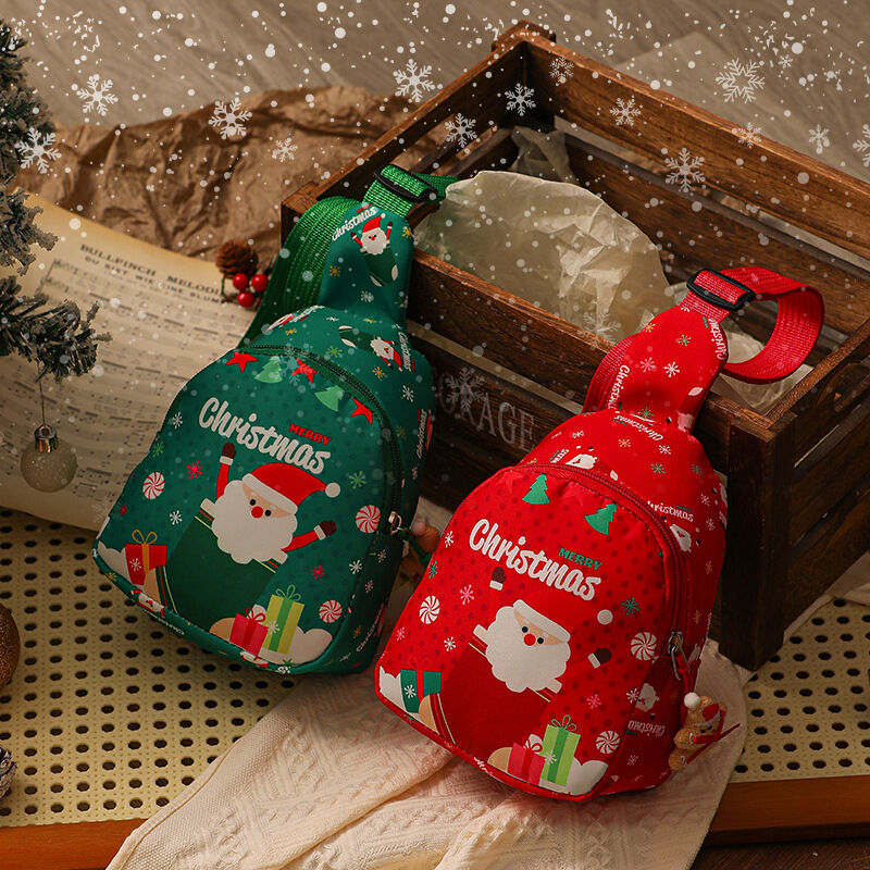 Christmas gifts Aussie Christmas Sling Bag -Santa-Themed, Adjustable & Compact for Festive Gifting & Styling(green) 4