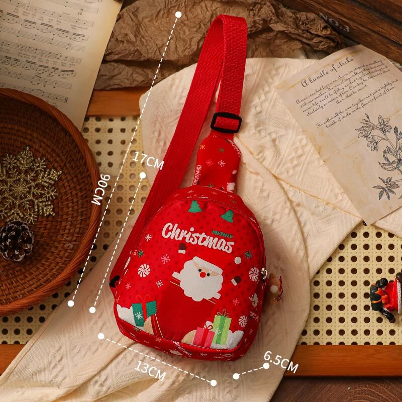 Christmas gifts Aussie Christmas Sling Bag -Santa-Themed, Adjustable & Compact for Festive Gifting & Styling(green) 5