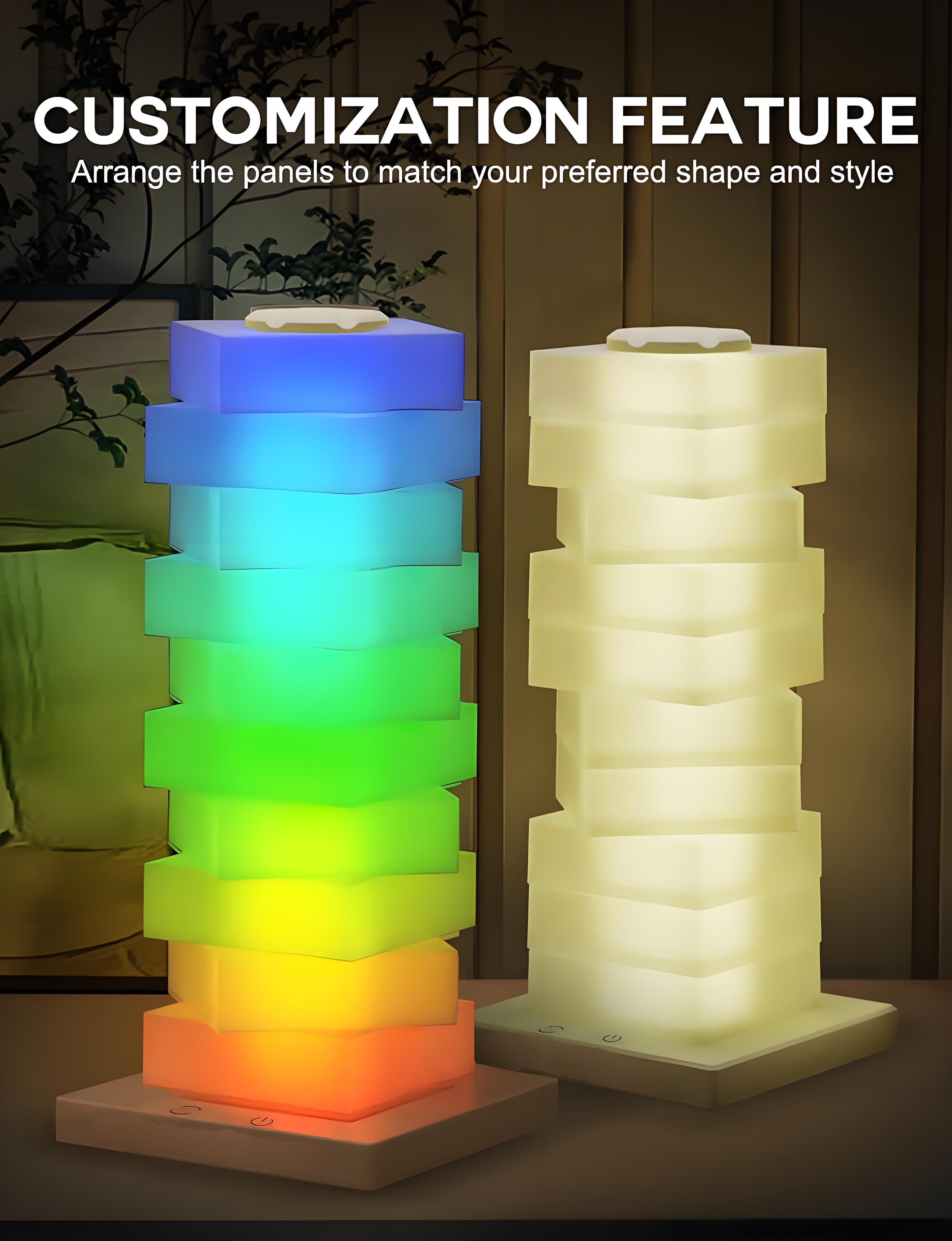 Customizable RGB Cube Lamp: USB-Powered LED Tower Light for Australian Gamerooms, Bedrooms & Room Decor 5