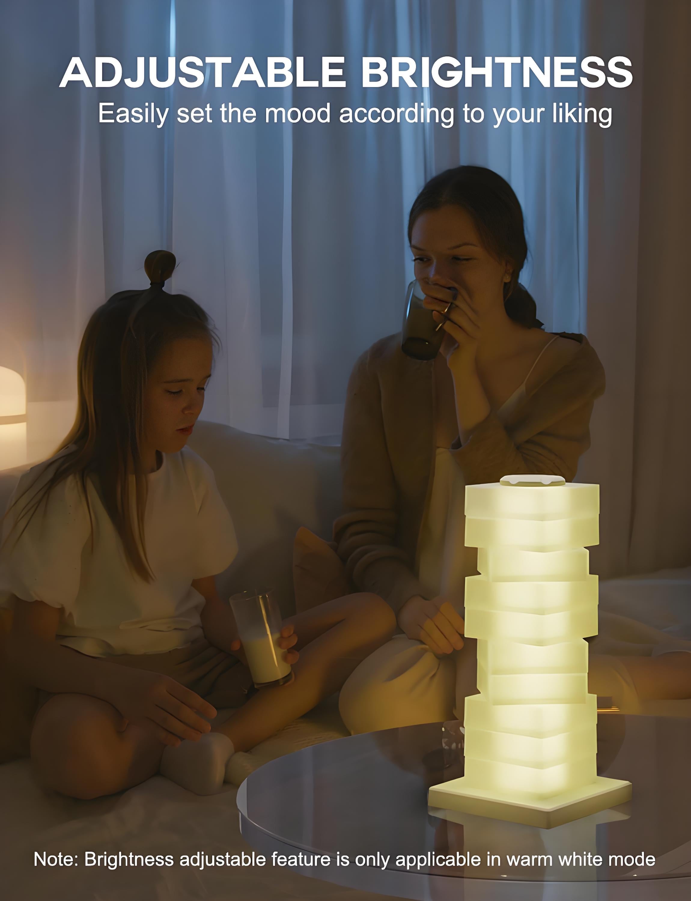 Customizable RGB Cube Lamp: USB-Powered LED Tower Light for Australian Gamerooms, Bedrooms & Room Decor 6