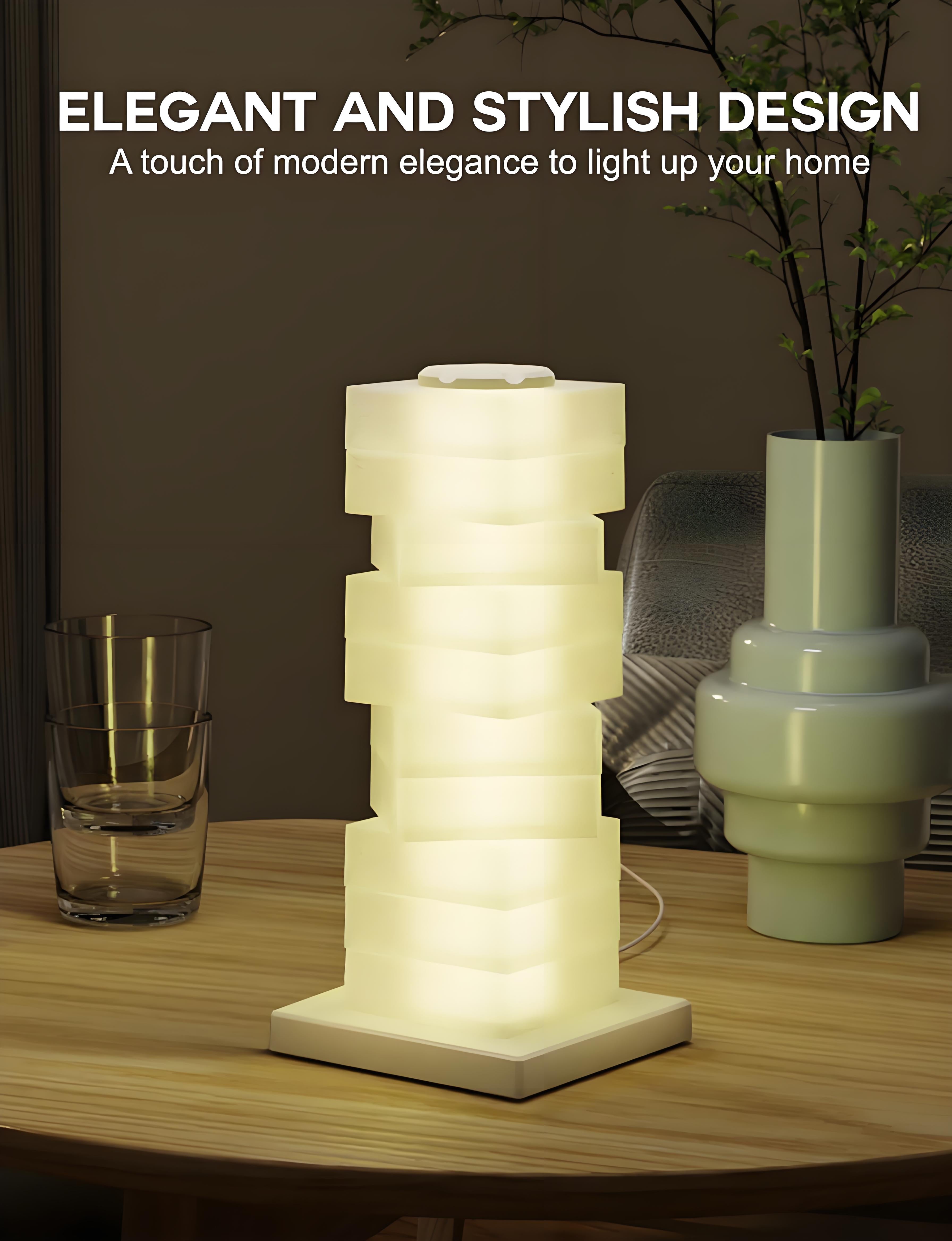 Customizable RGB Cube Lamp: USB-Powered LED Tower Light for Australian Gamerooms, Bedrooms & Room Decor 7