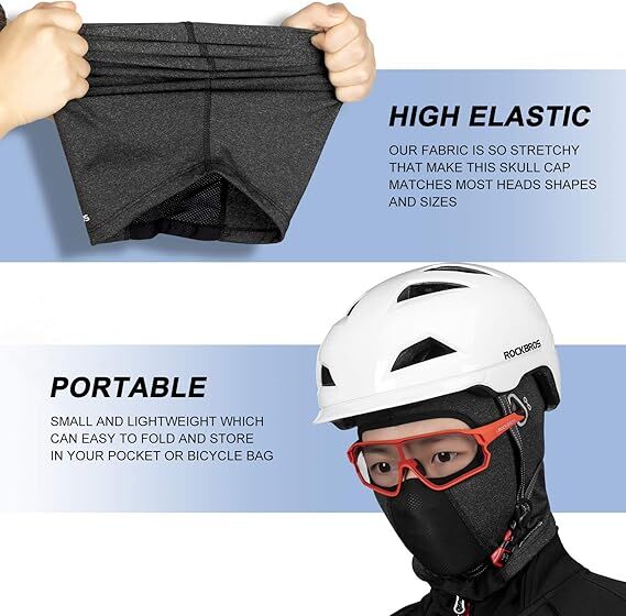 Christmas gift -Premium Cycling UV Protection Head Cover - Full-Face Shield for Sun Safety（grey） 4