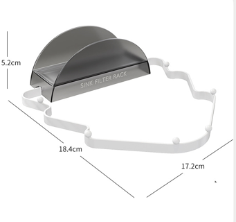 Kitchen Sink Filter Rack with 100 12cm*15cm Mesh Bags, Foldable Food Waste Strainer, Multi-functional Drain Basket（yellow） 7