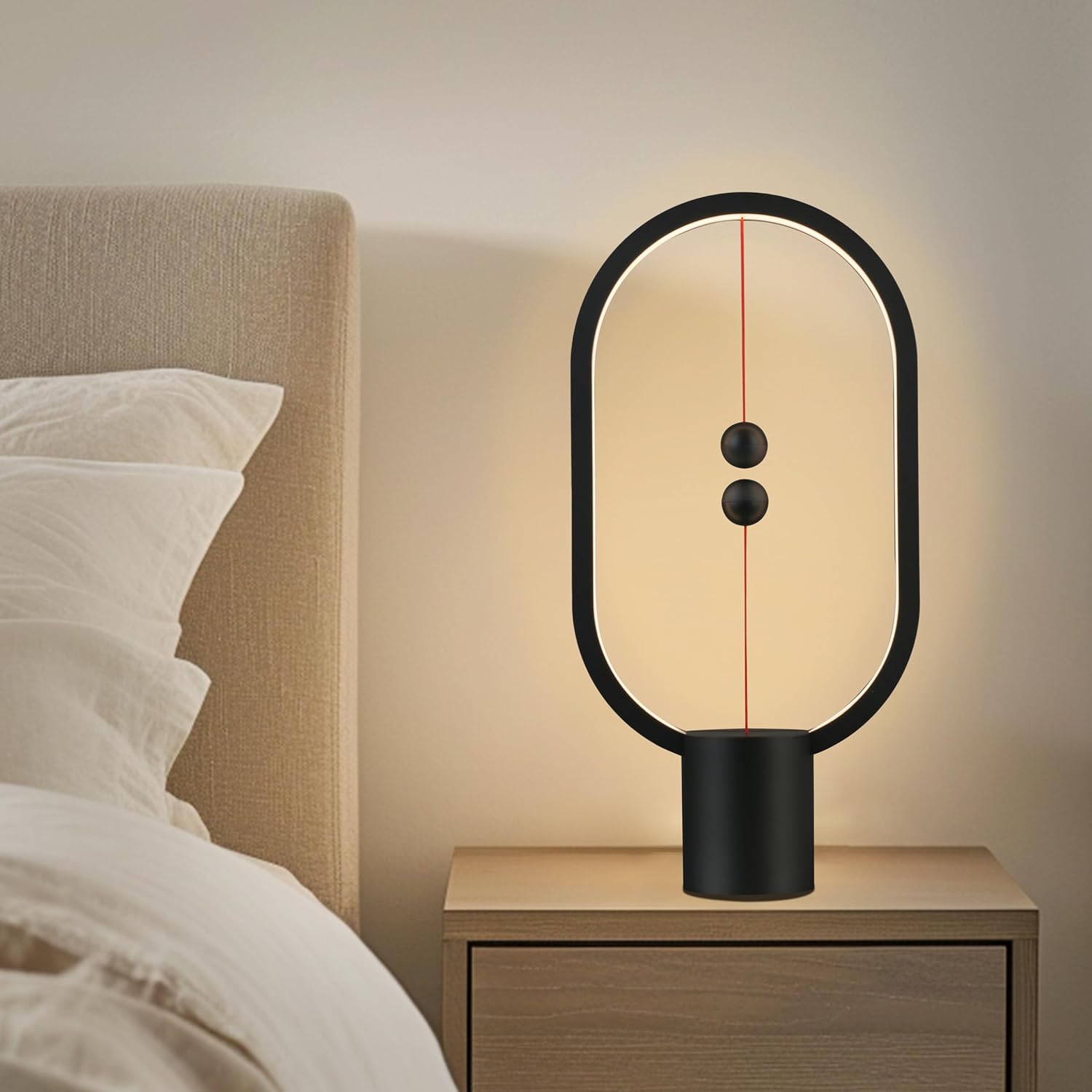 Black Magnetic Balance LED Table Lamp: USB-Powered, Dimmable Eye-Care Light with Award-Winning Design for Australian Homes & Offices 7