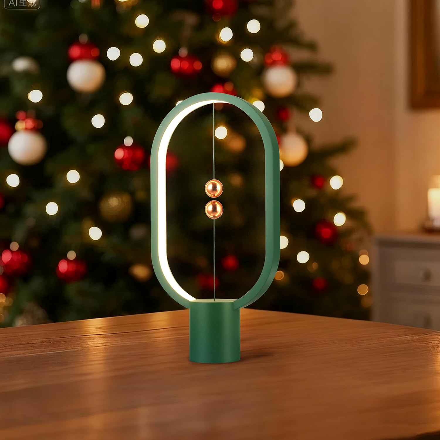 Green Magnetic Balance LED Table Lamp: USB-Powered, Dimmable Eye-Care Light with Award-Winning Design for Australian Homes & Offices 3
