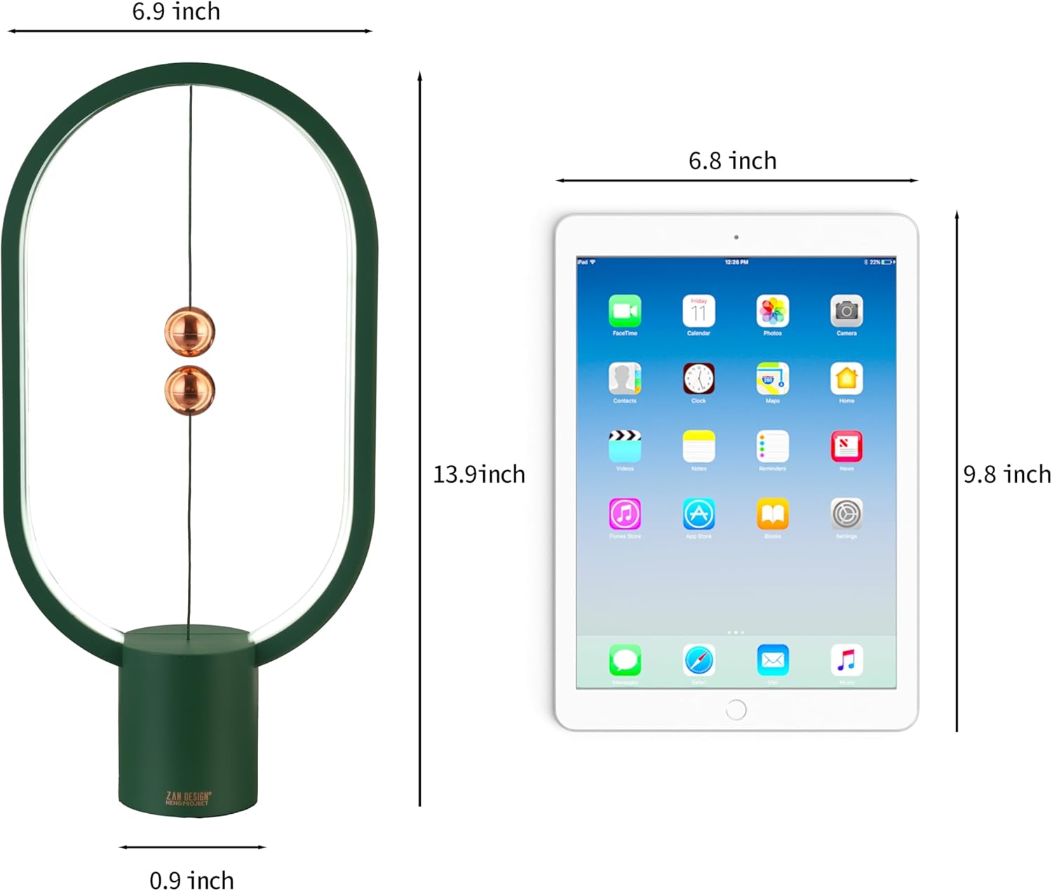 Green Magnetic Balance LED Table Lamp: USB-Powered, Dimmable Eye-Care Light with Award-Winning Design for Australian Homes & Offices 8