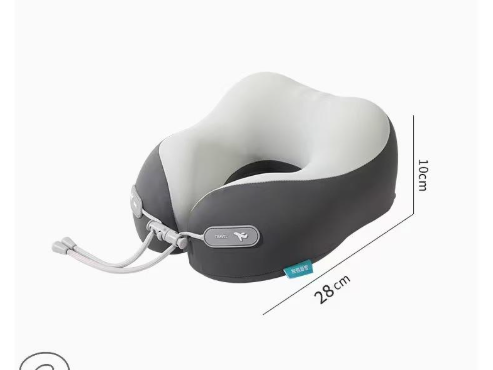 Cooling Memory Foam Neck Pillow for Travel-U-Shaped Ergonomic Travel Pillow for Adults,Flight Neck Pillow with Portable Case,Breathable Ice Silk Cover,Slow Rebound Support for Airplane,Car 5