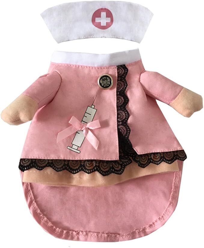 pet products Dog Costume Clothes Halloween Cat Costumes Small Animal Funny Pets Clothing for Doggy Kitty Rabbits Piggy, Nurse 4