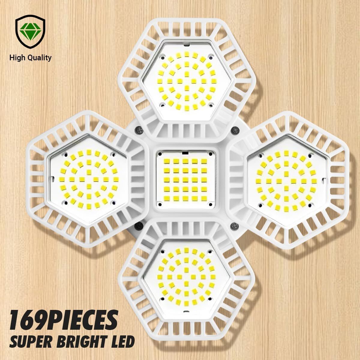 Solar Camping Lantern with Remote Control: 169 LED Folding USB Rechargeable Light for Camping, Emergencies & Outdoors 6