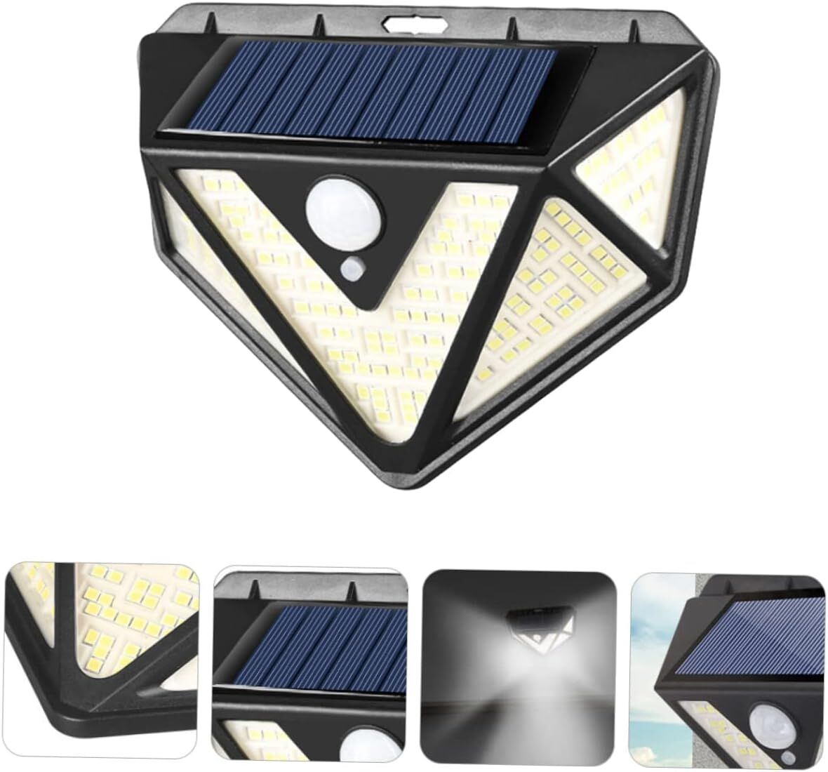 2-Pack Solar LED Motion Sensor Wall Light: Dusk-to-Dawn Outdoor Lighting for Aussie Gardens, Fences & Patios