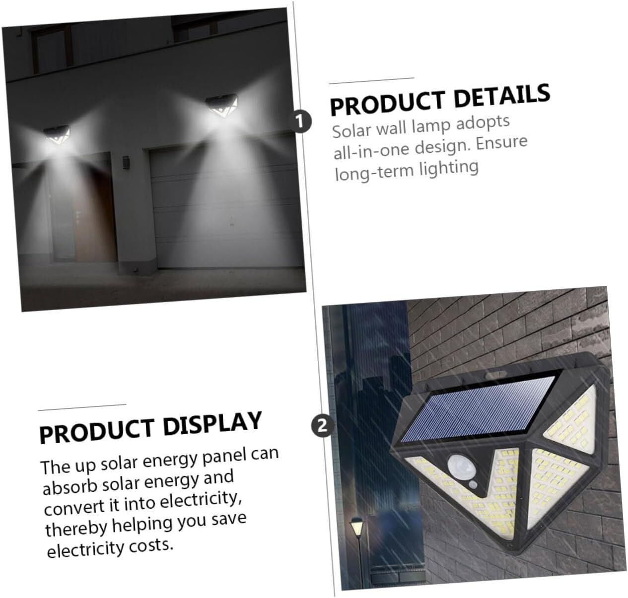 2-Pack Solar LED Motion Sensor Wall Light: Dusk-to-Dawn Outdoor Lighting for Aussie Gardens, Fences & Patios 9