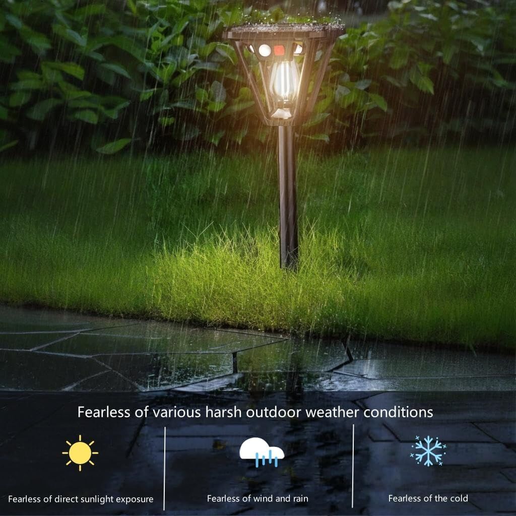 Solar Motion Sensor Wall Lights (2-Pack): 3-Mode Dusk-to-Dawn Waterproof for Patio, Garage & Garden Lighting 3