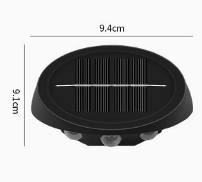 Solar Outdoor Wall Lights (2-Pack): IP44 Waterproof LED Sconces for Garden, Patio & Pathway Lighting（white light） 8