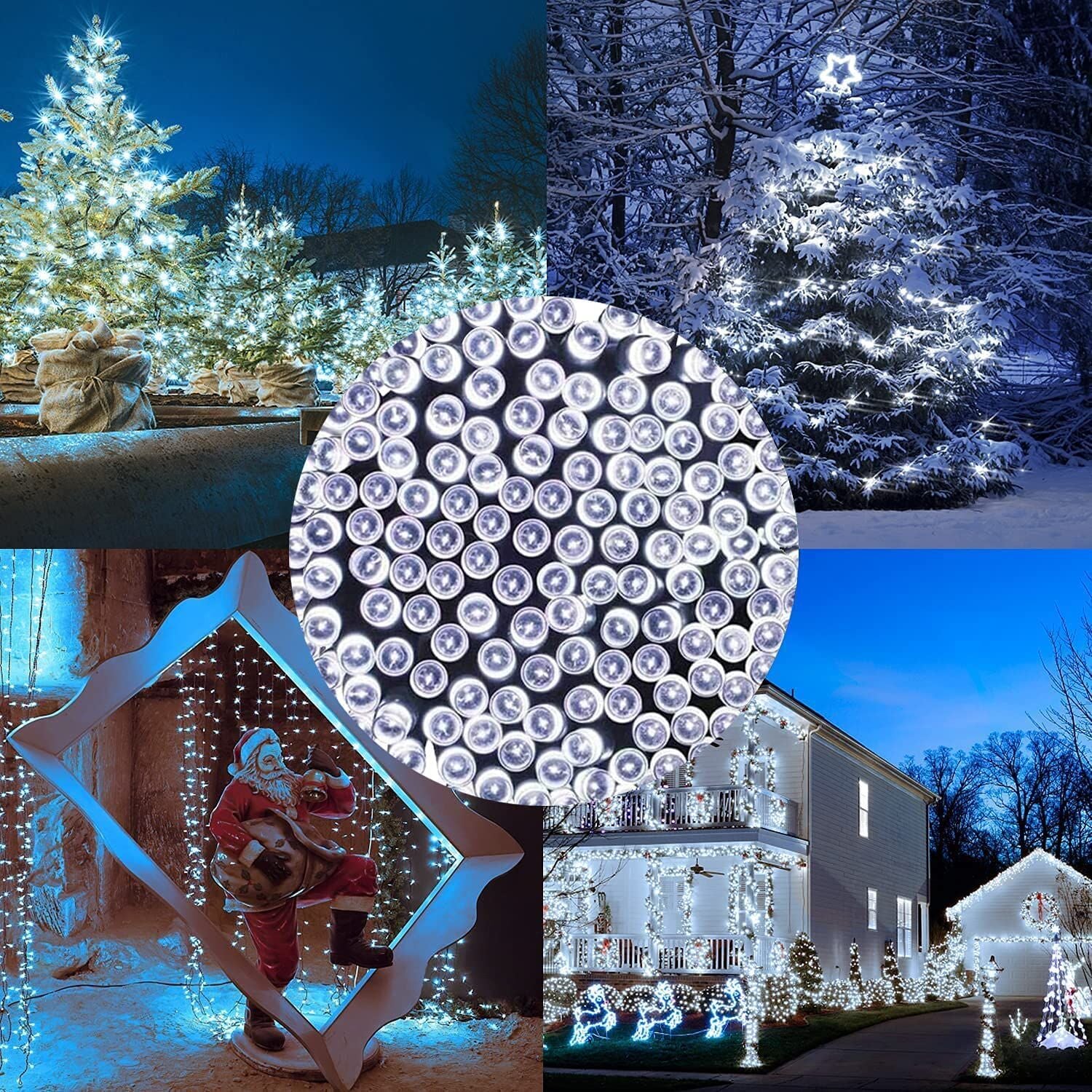 900 LED Cool White USB Fairy String Lights with Remote, 30m Green Wire, IP44 Waterproof 8-Mode Timer for Christmas Bedroom Decor 4