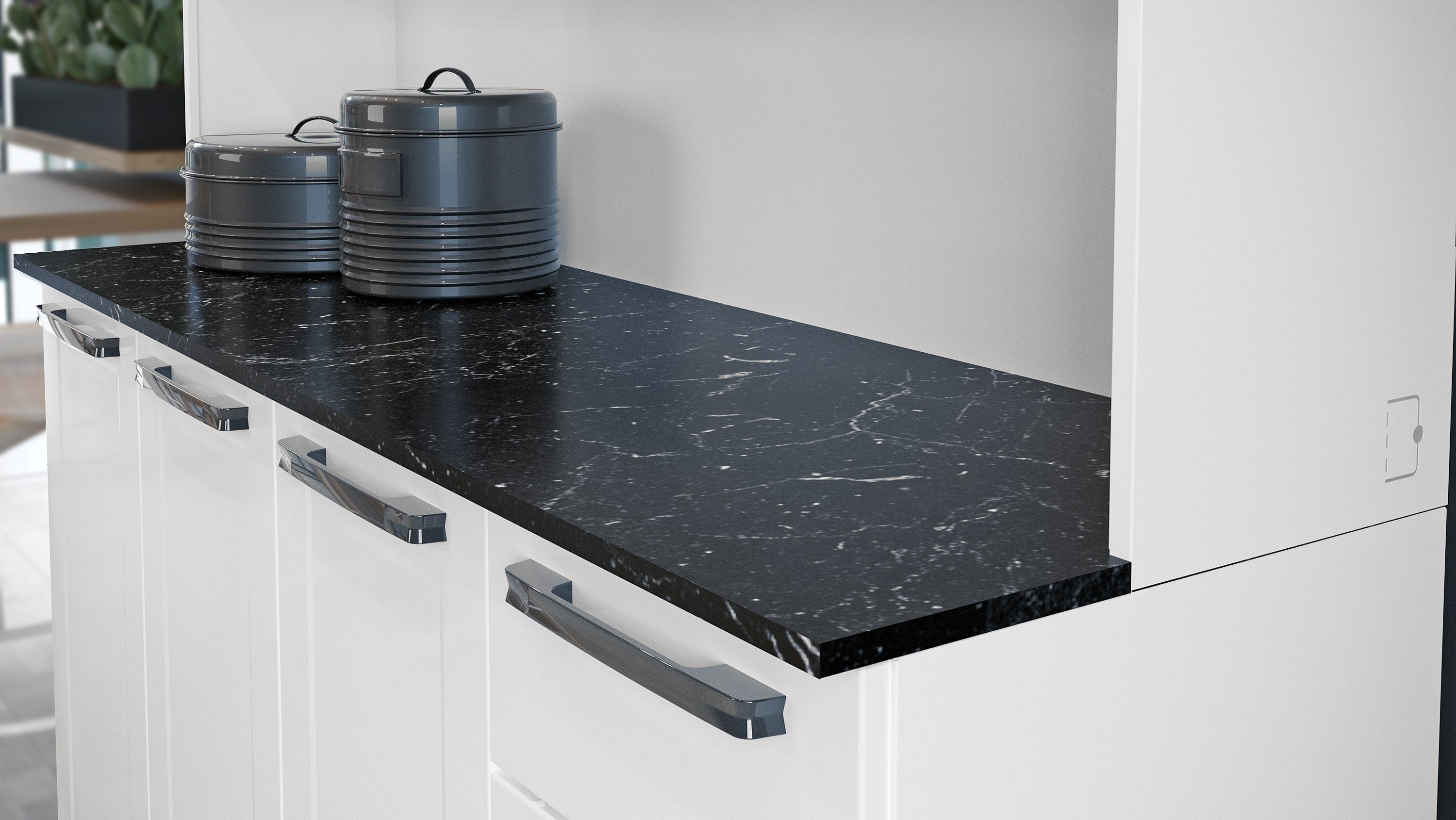 Free Standing White Flat Pack DIY Steel Kitchen Cupboard/Pantry with 8 Doors + 2 Drawers - Florenca 6