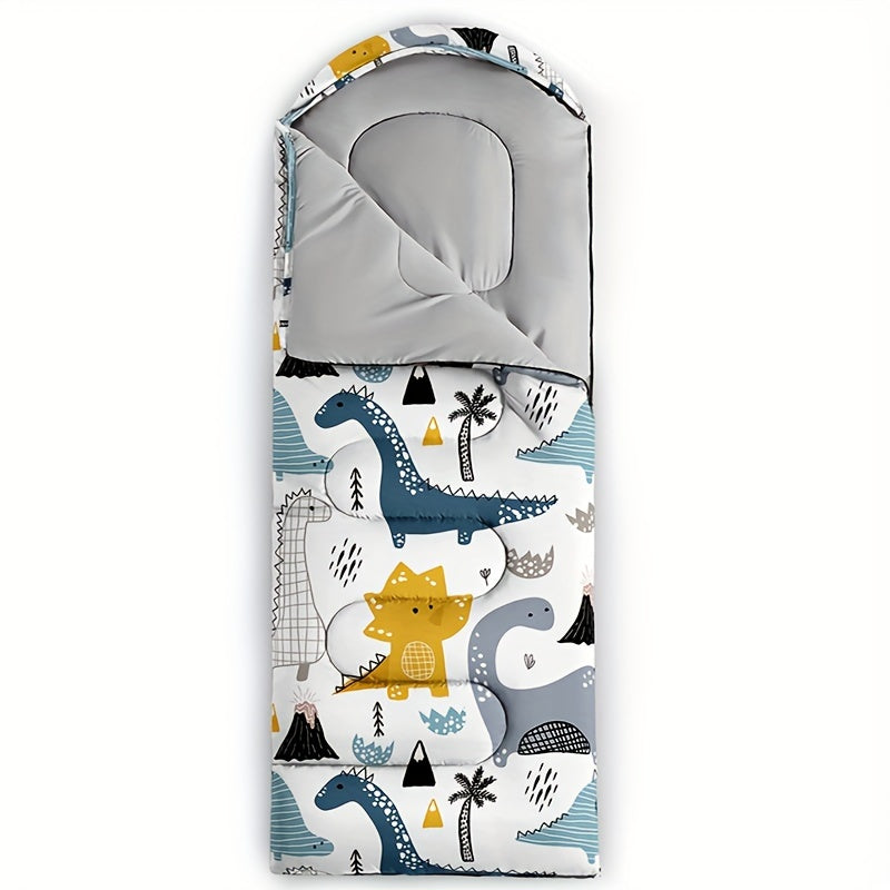 Dinosaur Camping Sleeping Bag Lightweight Warm Quilt 3