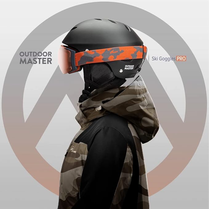 OutdoorMaster Ski Goggles PRO - Frameless, Interchangeable Lens 100% UV400 Protection Snow Goggles for Men & Women-OM-2 5
