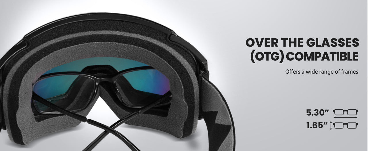 OutdoorMaster Ski Goggles PRO - Frameless, Interchangeable Lens 100% UV400 Protection Snow Goggles for Men & Women-OM-2 12