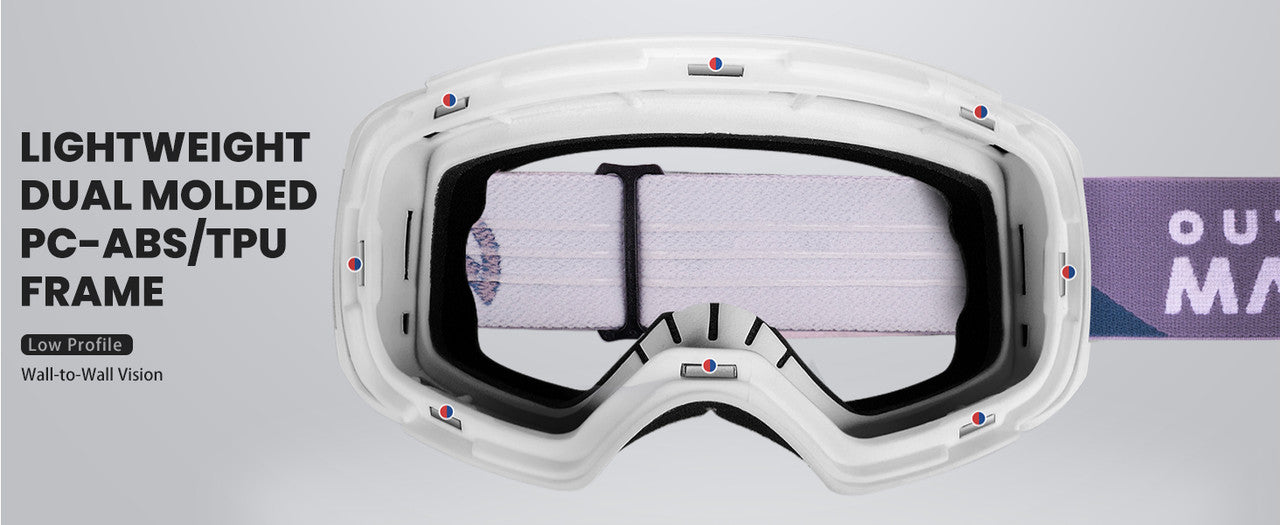 OutdoorMaster Ski Goggles PRO - Frameless, Interchangeable Lens 100% UV400 Protection Snow Goggles for Men & Women-OM-2 14