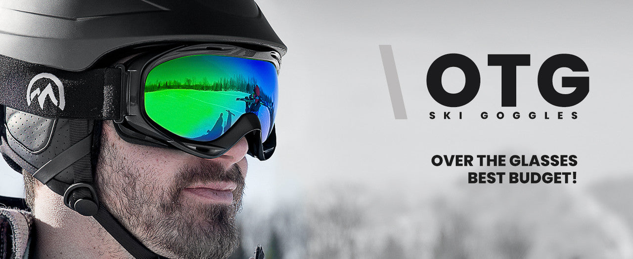 OutdoorMaster OTG Ski Goggles - Over Glasses Ski/Snowboard Goggles for Men, Women & Youth - 100% UV Protection-OM-5 9
