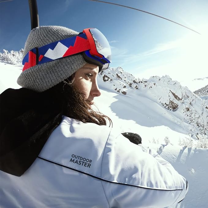 OutdoorMaster Ski Goggles PRO - Frameless, Interchangeable Lens 100% UV400 Protection Snow Goggles for Men & Women-OM-2 7
