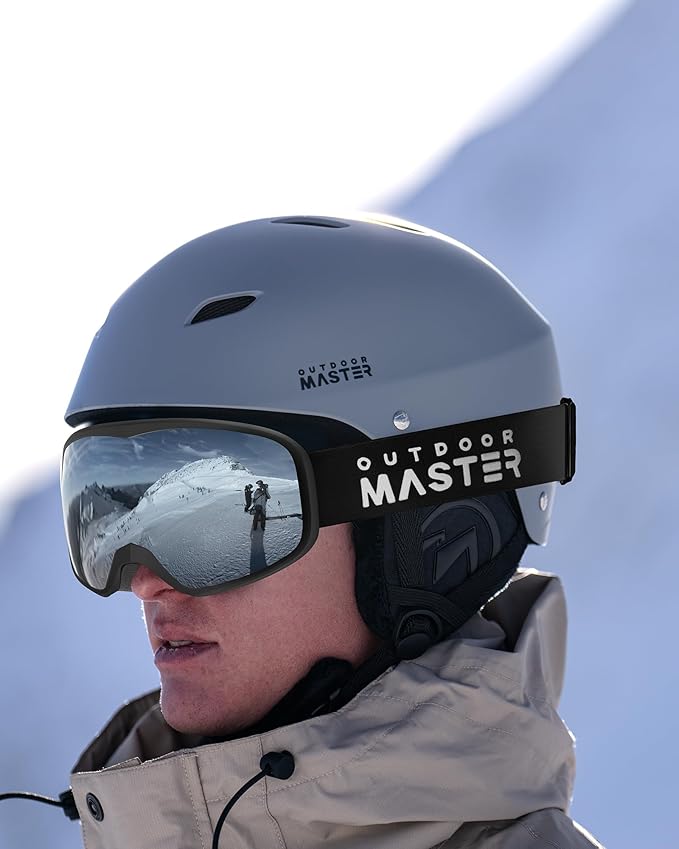 OutdoorMaster Owl Ski Goggles OTG, Snow Snowboard Goggles for Men Women Youth, Anti-Fog, 100% UV Protection-OM-72 8
