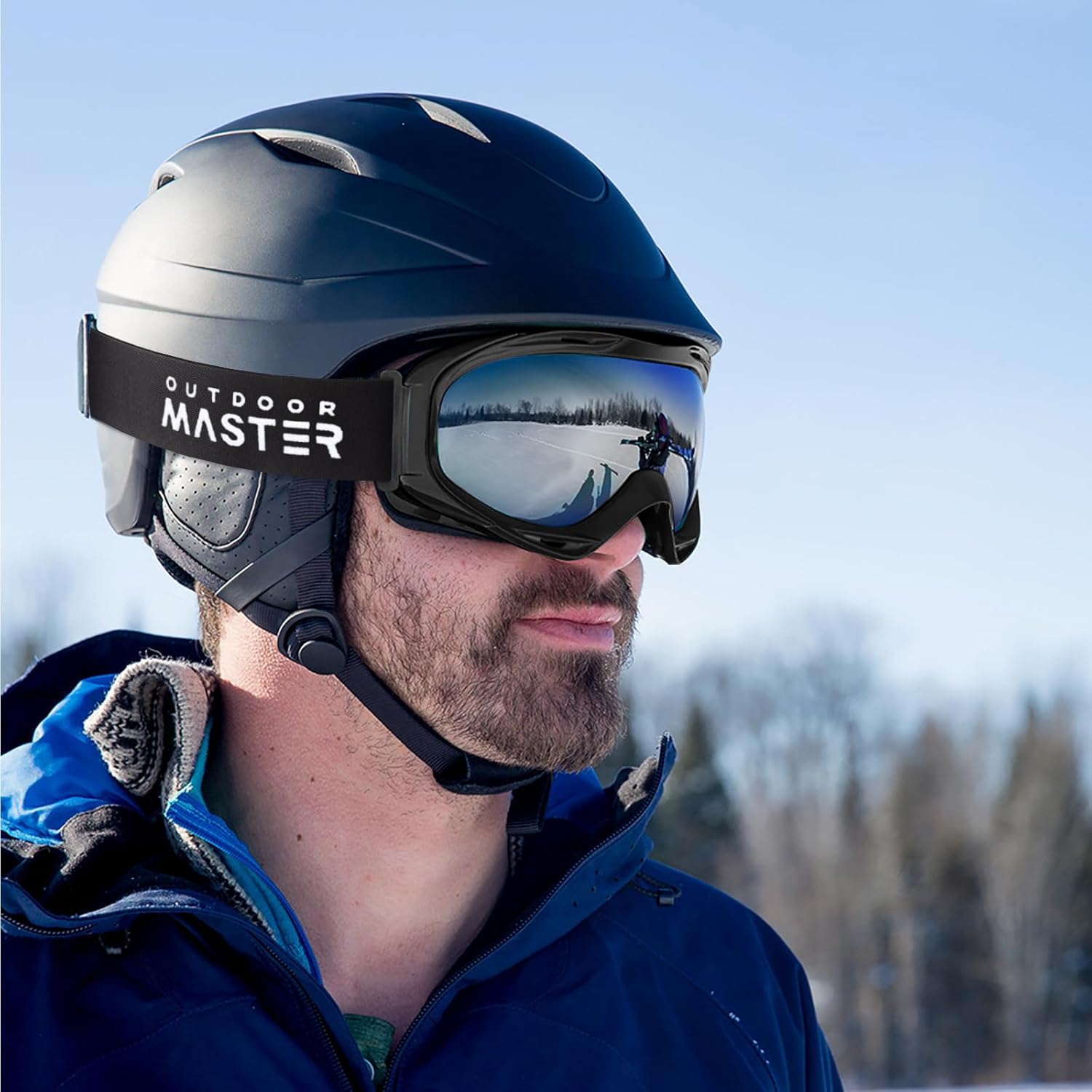 OutdoorMaster OTG Ski Goggles - Over Glasses Ski/Snowboard Goggles for Men, Women & Youth - 100% UV Protection-OM-5 8