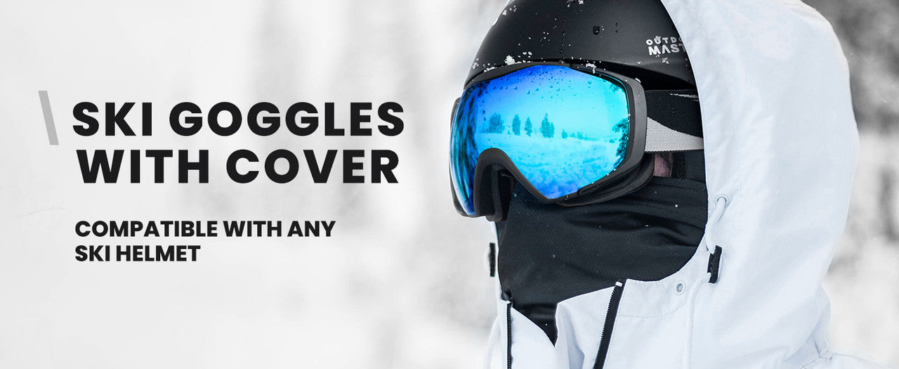 OutdoorMaster Ski Goggles with Cover Snowboard Snow Goggles OTG Anti-Fog -100% UV Protection-OM-18 10