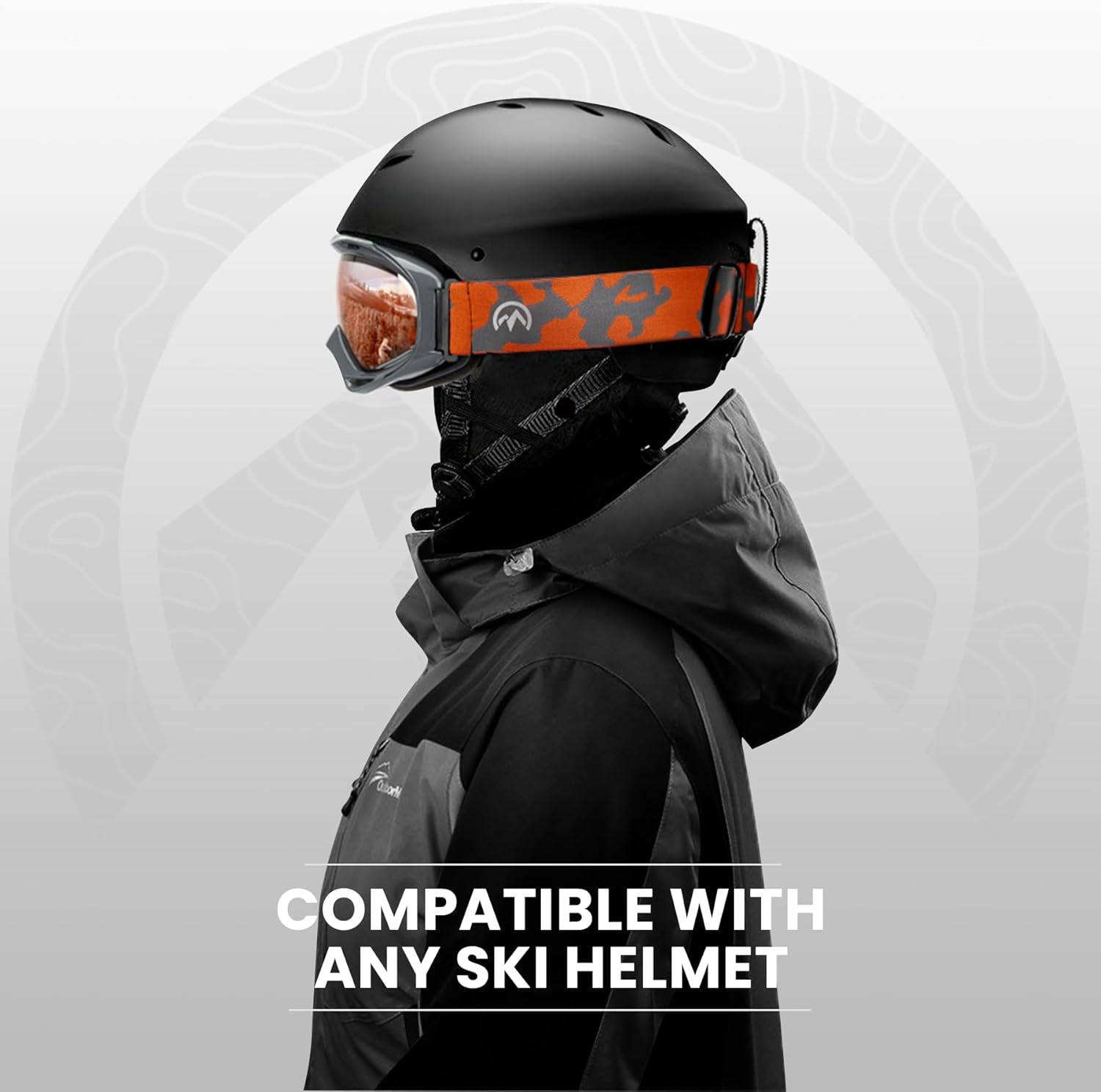 OutdoorMaster OTG Ski Goggles - Over Glasses Ski/Snowboard Goggles for Men, Women & Youth - 100% UV Protection-OM-5 6