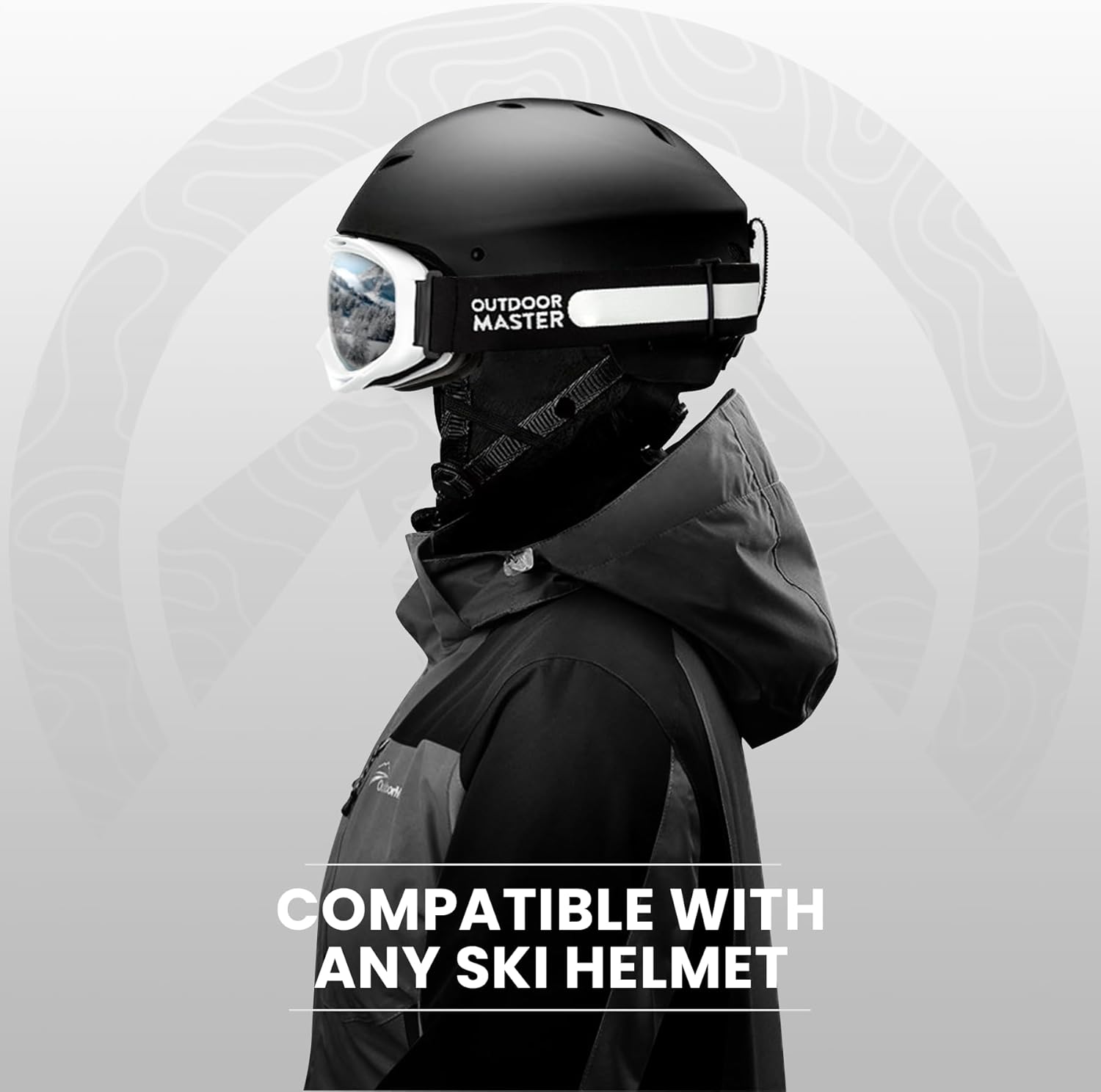 OutdoorMaster OTG Ski Goggles - Over Glasses Ski/Snowboard Goggles for Men, Women & Youth - 100% UV Protection--OM-5 6